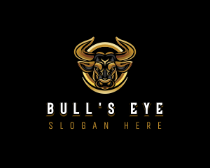 Bull Ranch Horn logo design