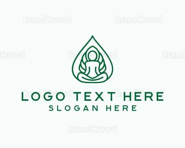 Yoga Meditation Holistic Logo