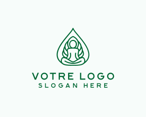 Yoga Meditation Holistic Logo