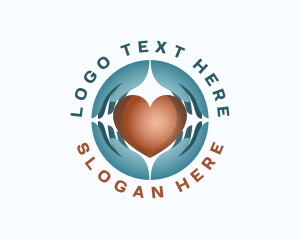 Leadership - Heart Care Support logo design