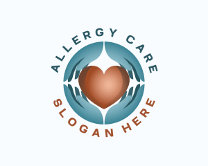 Heart Care Support logo design