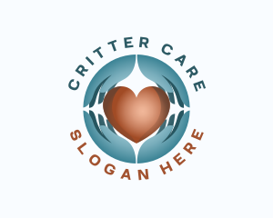 Heart Care Support logo design