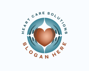 Heart Care Support logo design