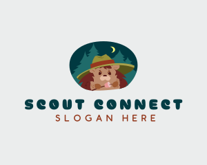 Porcupine Scout Ranger logo design