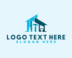 Buidler - House Builder Repair logo design