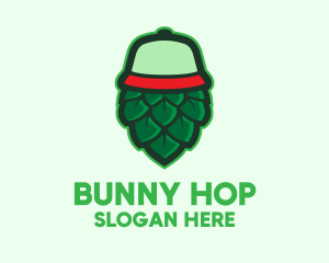 Hops Flower Cap  logo design