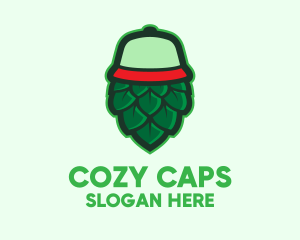 Hops Flower Cap  logo design