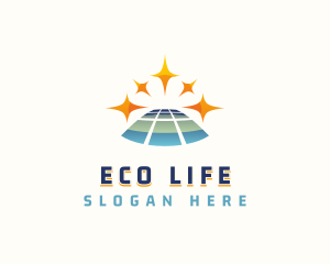 Sustainable - Sustainable Solar Panel logo design