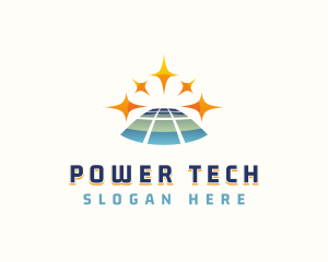 Sustainable Solar Panel logo design