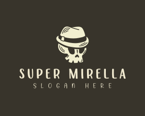 Avatar - Fedora Hat Skull logo design