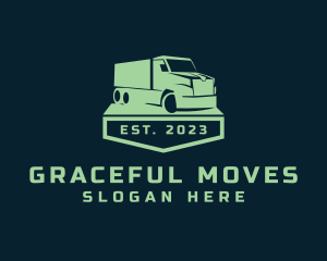 Truck Logistics Cargo logo design