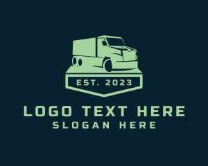 Moving Company - Truck Logistics Cargo logo design