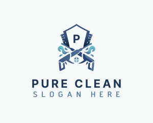 Building Pressure Washing logo design