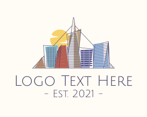 High Rise - San Francisco Cityscape logo design