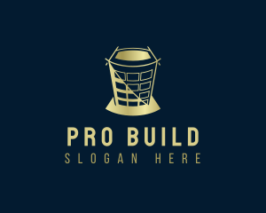 Building Construction Architecture logo design