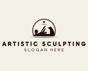 Sculpting - Carpentry Wood Planer logo design