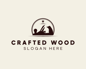 Carpentry Wood Planer logo design