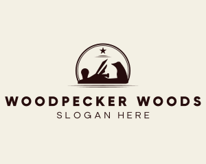 Carpentry Wood Planer logo design