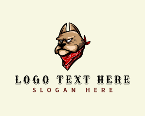 Mobster - Hip Hop Dog Thug logo design