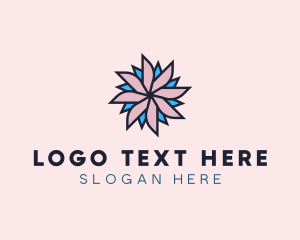 Textile Design - Flower Shop Decorative logo design