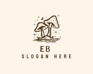 Natural - Magical Mushroom Farm logo design