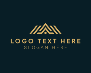 Polygon - House Builder Roof logo design