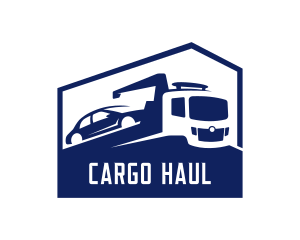 Car Hauler Truck Mover logo design