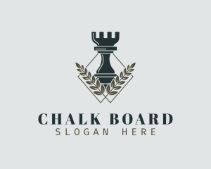 Rook Chess Game logo design