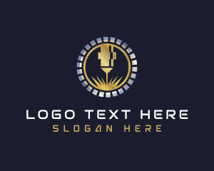 Industrial - Premium Laser Engraving logo design