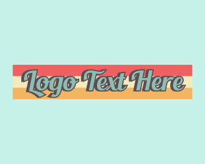 Multicolor - Hipster Store Company logo design