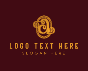 Letter A - Ornate Elegant Boutique logo design