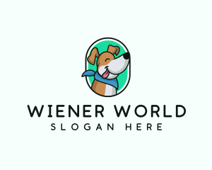 Dachshund - Animal Puppy Veterinarian logo design