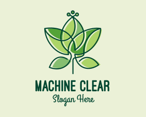 Herbal Medicine - Minimalist Green Leaf logo design