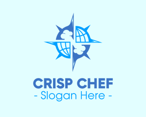 Global Chef Compass logo design