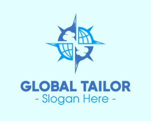 Global Chef Compass logo design