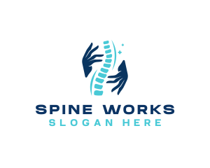 Spine - Medical Spine Physiotherapy logo design