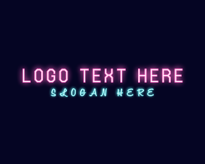 Glowing Neon Entertainment Logo