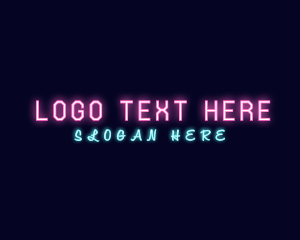 Glowing Neon Entertainment Logo