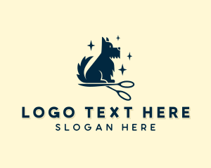 Terrier - Terrier Dog Pet Care logo design