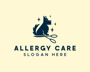 Terrier Dog Pet Care  logo design