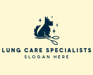 Terrier Dog Pet Care  logo design