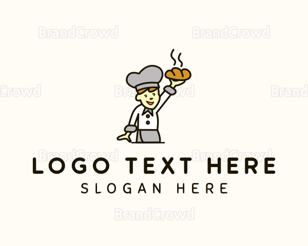 Bread Baker Boy Logo