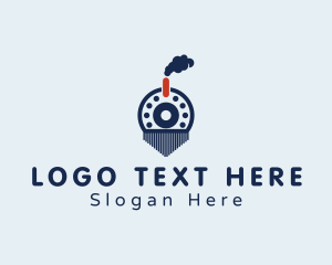 Steam Engine Train  Logo