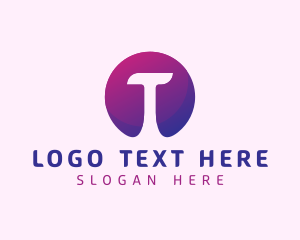 Letter T - Cyber Tech Letter T logo design
