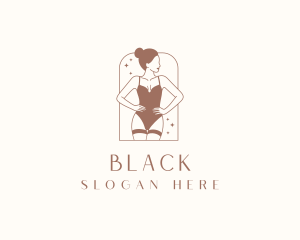 Lingerie Fashion Woman Logo