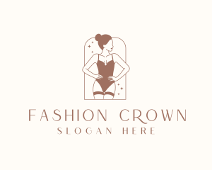 Lingerie Fashion Woman logo design