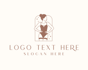 Lingerie Fashion Woman Logo