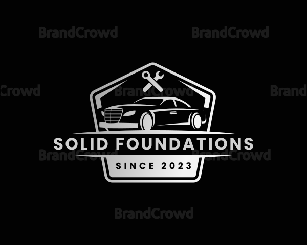 Sedan Car Detailing Logo