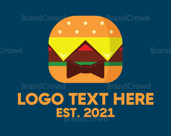 Bow Tie Hamburger Logo