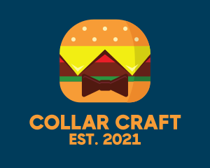 Collar - Bow Tie Hamburger logo design